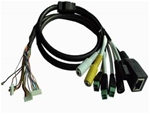 IP camera cable(with reset button)