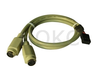 Minidin 6p to housing cable